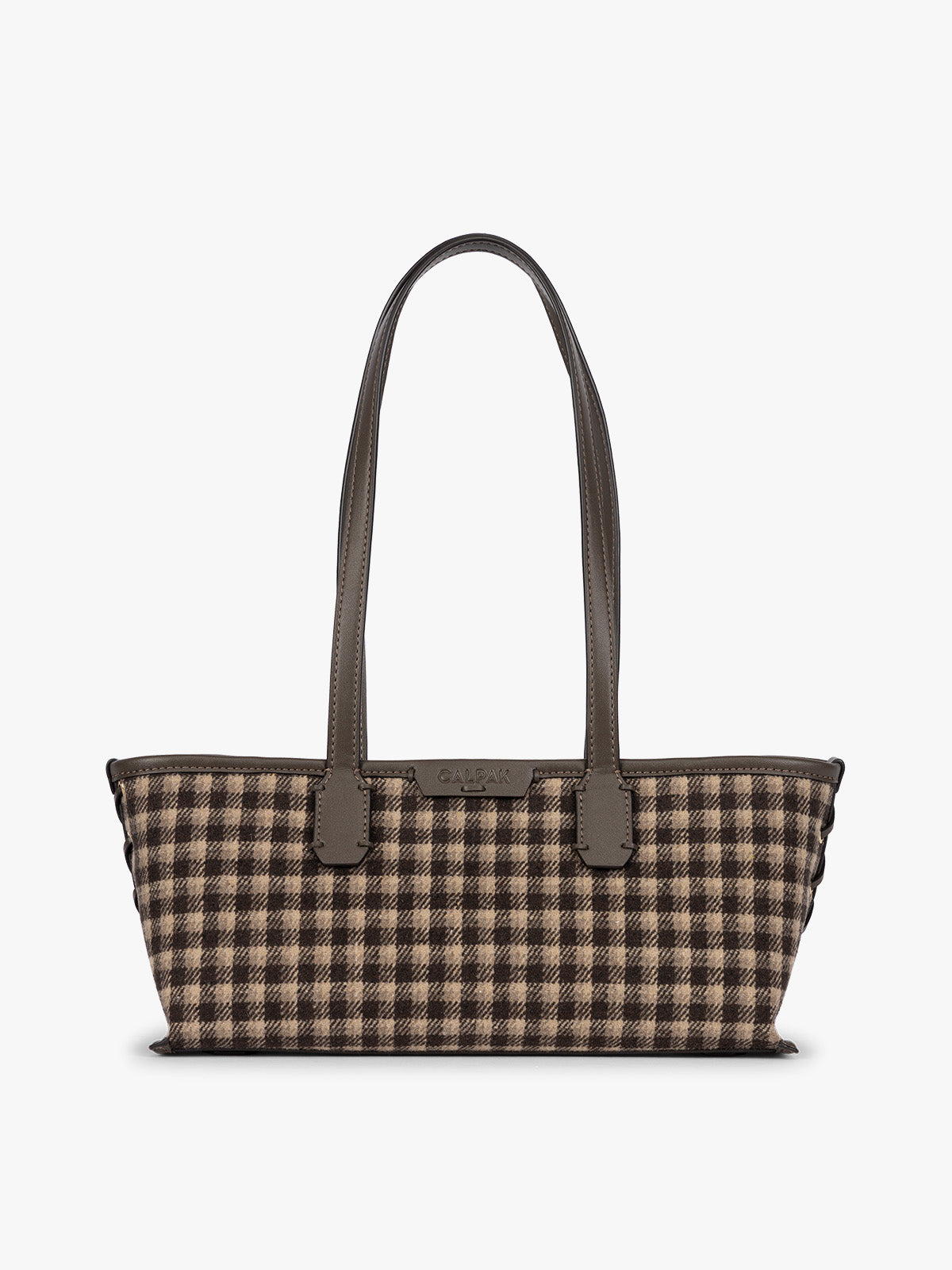 Colette Shoulder Tote in Brushed Flannel