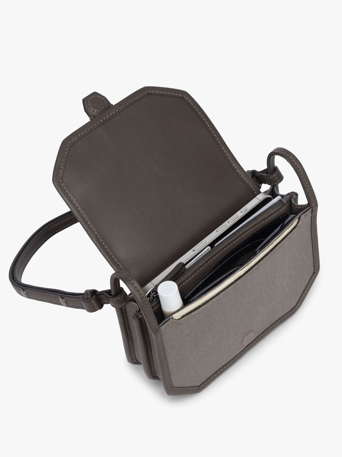 Colette Crossbody Wallet Bag in Canvas